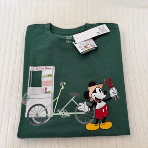 Uniqlo Mickey Mouse in Vietnam UT Green Shirt